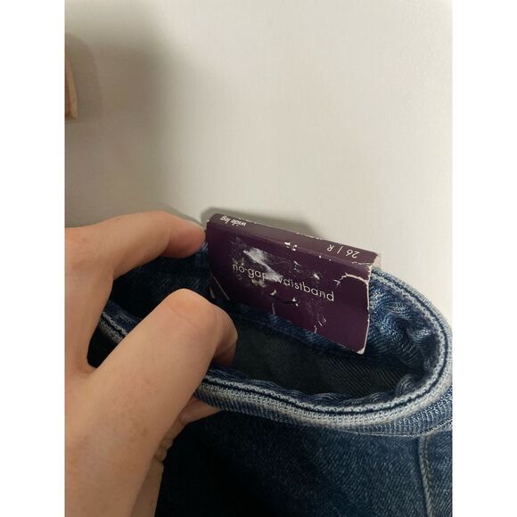 Ava & Viv High Rise Relaxed Fit Wide Leg Jeans Plus Size 26 Denim - Picture 12 of 14